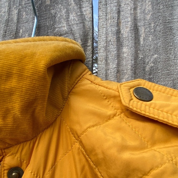 Talbots Petite Marigold Yellow Quilted Jacket - Picture 7 of 9